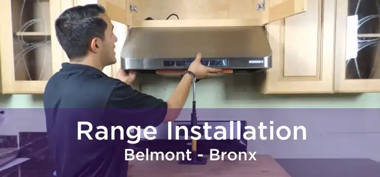 Range Installation Belmont - Bronx